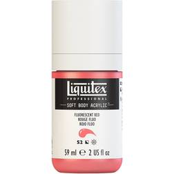Liquitex Professional Soft Body Acrylic Color Multi Cap Bottles fluorescent red 2 oz
