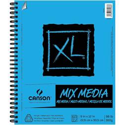 Canson XL Mix Media Pads 9 in. x 12 in. pad of 60 sheets wire bound