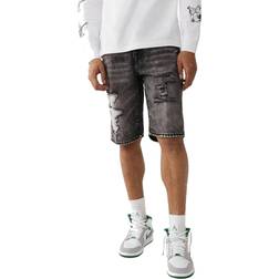 True Religion Ricky Super T Shorts With Rips - Empire Dark