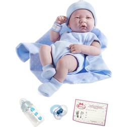 La Newborn14" Real Boy Baby Doll Blue Outfit