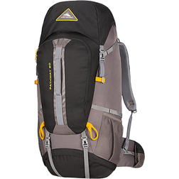 High Sierra Pathway 60L Backpack - Black Slate Gold