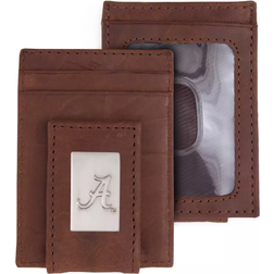Eagles Wings Alabama Crimson Tide Front Pocket Wallet - Brown
