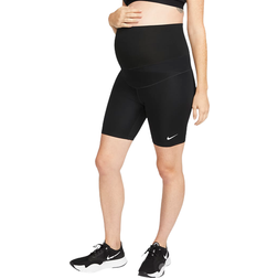 Nike One (M) Womens Maternity Cycling Shorts Black/White