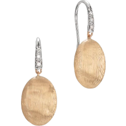Marco Bicego Siviglia Grande French Hook Earrings - Gold/Diamond