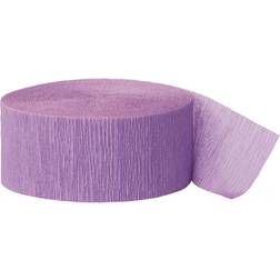 Unique Party Lavender Purple Crepe Paper Streamers, 81ft, 4ct