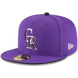 New Era Colorado Rockies Authentic Collection On Field 59FIFTY Structured Hat - Purple