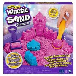 Spin Master Kinetic Sand Shimmer Sparkle Sandcastle Play Set