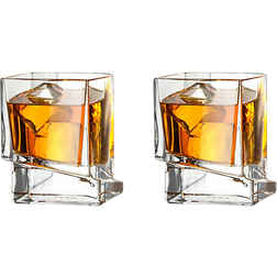 Joyjolt Carre Whisky Glass 29.57cl 2pcs