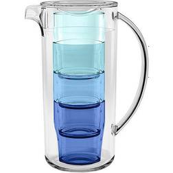 TarHong Simple Stacked Nested Pitcher 5pcs 2.69L