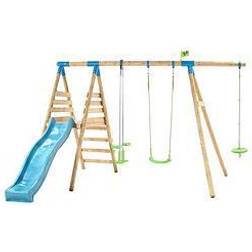 TP Toys Galapagos Wooden Swing Set & Slide