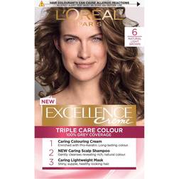 L'Oréal Paris Excellence 6 Natural Light Brown Permanent Hair Dye