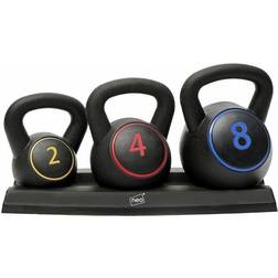 Neo Kettlebell Set Weights with Rack Stand 3-pack