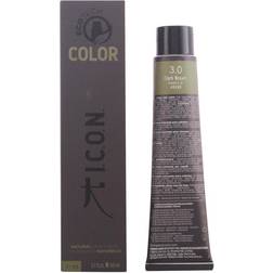 I.C.O.N. ECOTECH COLOR natural color #4.0 medium brown 60ml