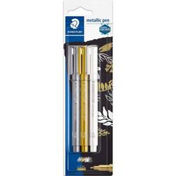Staedtler Design Journey Metallic Pens Pack of 3, none