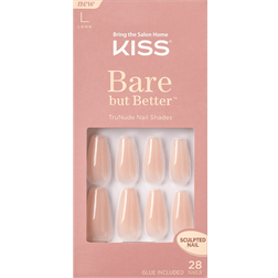 Kiss Bare But Better Nails Nude Drama 28-pack
