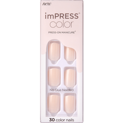 Kiss imPRESS Color Press-on Manicure Point Pink 30-pack