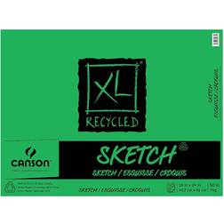 Canson XL Recycled Sketch Pads 18 in. x 24 in. pad of 50 sheets fold-over