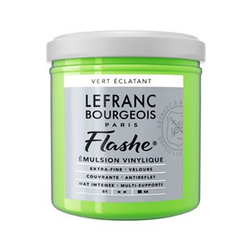 Lefranc & Bourgeois Flashe Vinyl Paint Bright Green, 125 ml jar