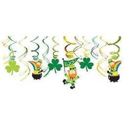 Amscan St. Patrick's Day Foil Swirl Party Decoration