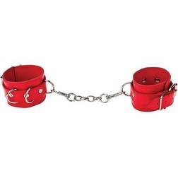 Ouch! Leather Cuffs Red red