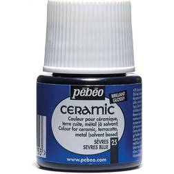 Pebeo Ceramic Paint Sevres Blue, 45 ml