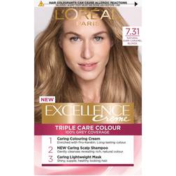 L'Oréal Paris Excellence Creme #7.31 Natural Dark Caramel Blonde
