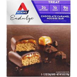 Atkins Endulge Bar Chocolate Caramel Mousse 5 Bars