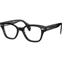 Ray-Ban 880 Eyeglasses Shiny Black Frame Demo Lens Lenses 52-19