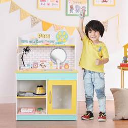 Teamson Kids Little Helper Pet Play Stand Toy -Green/Yellow