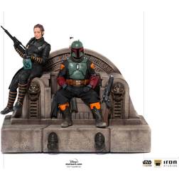 Star Wars Quantum Mechanix Boba Fett & Fennec Shand on Throne Deluxe 1:10 Statue