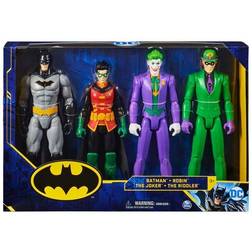 Spin Master Batman Robin Joker & Riddle 4pcs