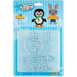 Hama Beads Maxi plates penguin and rabbit