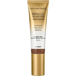 Max Factor Miracle Second Skin Hydrating Foundation #13 Deep
