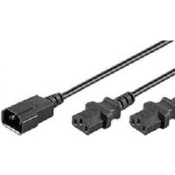 MicroConnect PE061312 Power Cord C13x2-C14 1.2m