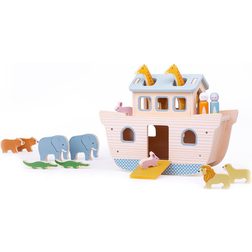 Bigjigs Wooden Noah's Ark Playset