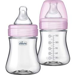 Chicco Duo Hybrid Baby Bottle 2-pack 147ml