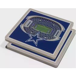 YouTheFan Dallas Cowboys 3D Stadium Views Coaster 2pcs