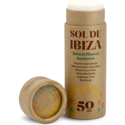 Sol de Ibiza Natural Mineral Sunscreen Stick SPF50 45g