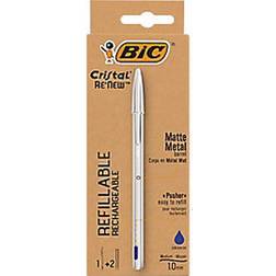 Bic Cristal ReNew Refillable Ballpoint Pen 1.0mm