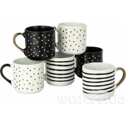 Waterside Stripe and Spots Mug 6pcs