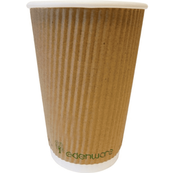Alliance Edenware 16oz Kraft Ripple Coffee 500 Pack Cup