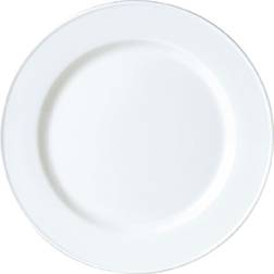 Steelite Simplicity White Slimline Plates 255mm (Pack of 24) Dinner Plate 24pcs