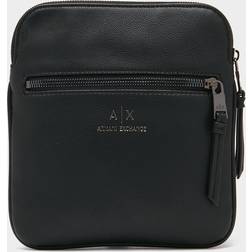 Men's black crossbody bag, Black