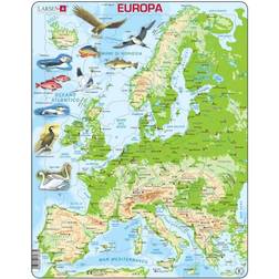Larsen Topographic Map of Europe Italian 87 Pieces