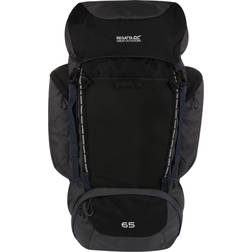 Regatta Highton 65L Hiking Backpack (One Size) (Black/Ebony)