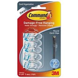 Command Round Cord Clips Picture Hook 9pcs