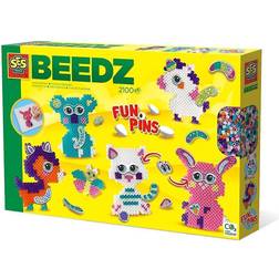 SES Creative Beedz FunPins Glitter Animals