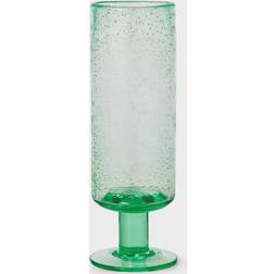 Ferm Living Oli Recycled H 16.8 cm Green Champagne Glass