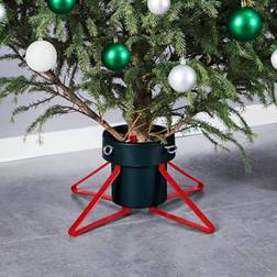 vidaXL 46x46x19 cm grøn og rød Christmas Tree Stand