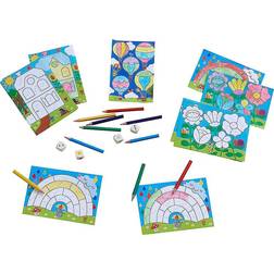 Haba Color It! A Roll & Color Game with 2 Variants for Ages 4